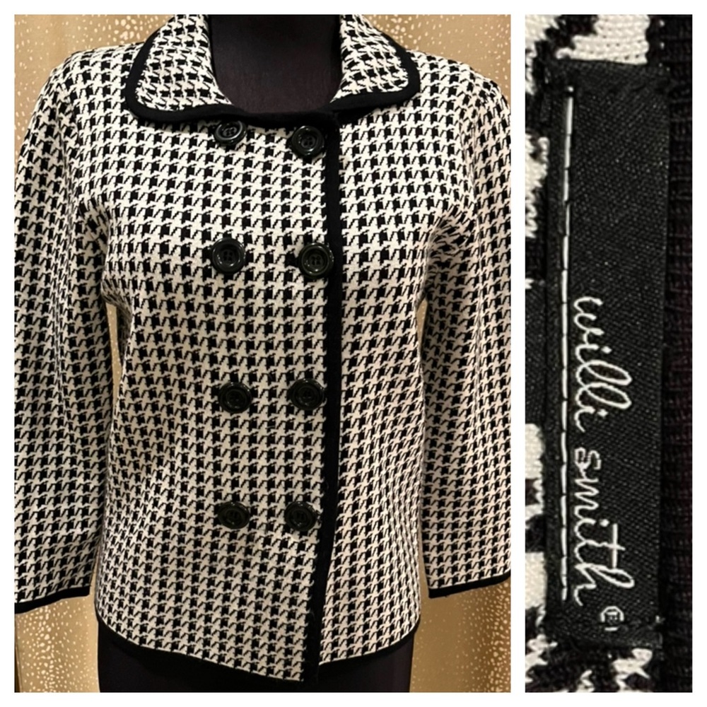 Willi Smith Houndstooth Blazer/Jacket - image 1
